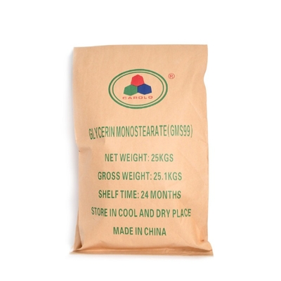 Monoglycéride distillé GMS Halal Kosher approuvé DMG90 pour la boulangerie